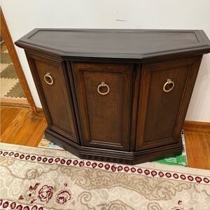 Elegant Brown Wooden Console Table